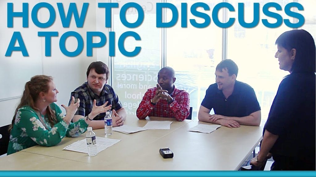How to discuss a topic in a group - LearnByWatch