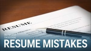 Worst mistakes on resumes