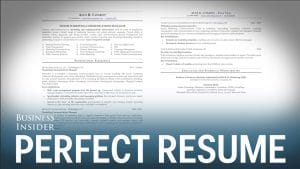 A résumé expert reveals what a perfect résumé looks like