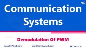 Demodulation of PWM
