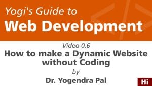 How to Make a Dynamic Website without Coding