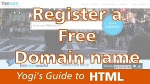 How to Register a Free Domain Name from freenom